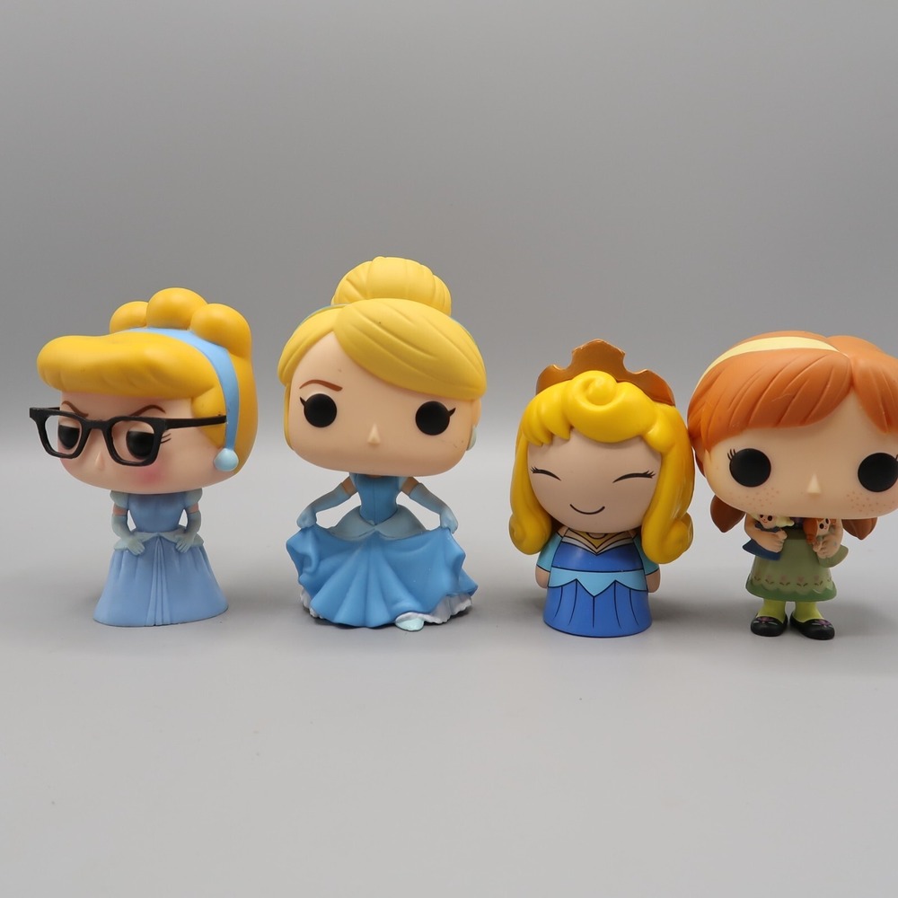 Funko Pop! Disney Cinderella and Anna Figure 2014 2015 2016 Princess Toys no box